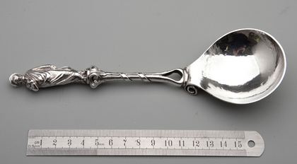 Arts & Crafts Silver Apostle Serving Spoon - Frederick Courthope